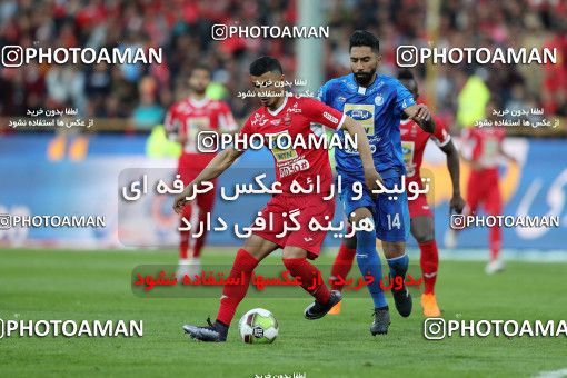 1021596, Tehran, Iran, لیگ برتر فوتبال ایران، Persian Gulf Cup، Week 25، Second Leg، Esteghlal 1 v 0 Persepolis on 2018/03/01 at Azadi Stadium