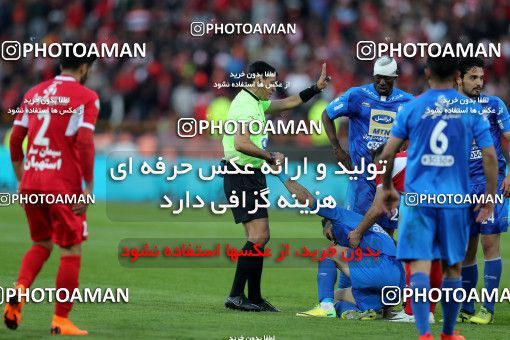 1021447, Tehran, Iran, لیگ برتر فوتبال ایران، Persian Gulf Cup، Week 25، Second Leg، Esteghlal 1 v 0 Persepolis on 2018/03/01 at Azadi Stadium