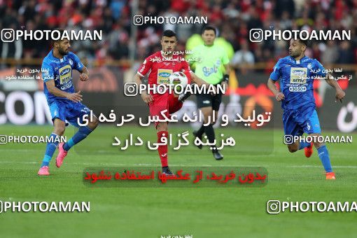 1020807, Tehran, Iran, لیگ برتر فوتبال ایران، Persian Gulf Cup، Week 25، Second Leg، Esteghlal 1 v 0 Persepolis on 2018/03/01 at Azadi Stadium