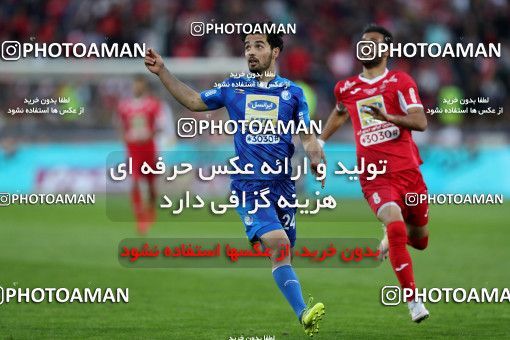 1020811, Tehran, Iran, لیگ برتر فوتبال ایران، Persian Gulf Cup، Week 25، Second Leg، Esteghlal 1 v 0 Persepolis on 2018/03/01 at Azadi Stadium