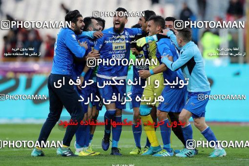 1021343, Tehran, Iran, لیگ برتر فوتبال ایران، Persian Gulf Cup، Week 25، Second Leg، Esteghlal 1 v 0 Persepolis on 2018/03/01 at Azadi Stadium