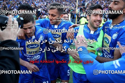 1021400, Tehran, Iran, لیگ برتر فوتبال ایران، Persian Gulf Cup، Week 25، Second Leg، Esteghlal 1 v 0 Persepolis on 2018/03/01 at Azadi Stadium