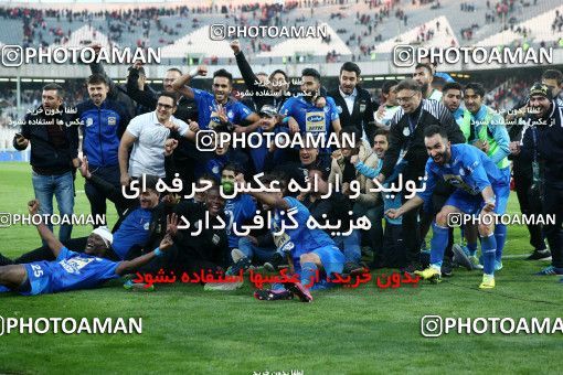 1021005, Tehran, Iran, لیگ برتر فوتبال ایران، Persian Gulf Cup، Week 25، Second Leg، Esteghlal 1 v 0 Persepolis on 2018/03/01 at Azadi Stadium