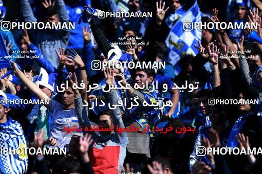 1018225, Tehran, Iran, لیگ برتر فوتبال ایران، Persian Gulf Cup، Week 25، Second Leg، Esteghlal 1 v 0 Persepolis on 2018/03/01 at Azadi Stadium