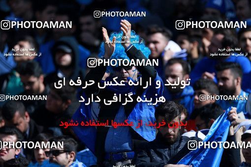 1018581, Tehran, Iran, لیگ برتر فوتبال ایران، Persian Gulf Cup، Week 25، Second Leg، Esteghlal 1 v 0 Persepolis on 2018/03/01 at Azadi Stadium
