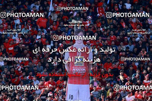 1018704, Tehran, Iran, لیگ برتر فوتبال ایران، Persian Gulf Cup، Week 25، Second Leg، Esteghlal 1 v 0 Persepolis on 2018/03/01 at Azadi Stadium