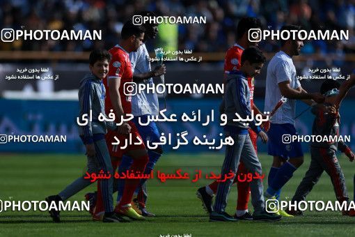 1019008, Tehran, Iran, لیگ برتر فوتبال ایران، Persian Gulf Cup، Week 25، Second Leg، Esteghlal 1 v 0 Persepolis on 2018/03/01 at Azadi Stadium