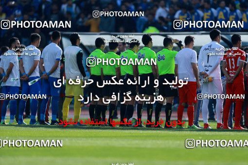 1018965, Tehran, Iran, لیگ برتر فوتبال ایران، Persian Gulf Cup، Week 25، Second Leg، Esteghlal 1 v 0 Persepolis on 2018/03/01 at Azadi Stadium