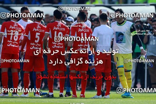 1018585, Tehran, Iran, لیگ برتر فوتبال ایران، Persian Gulf Cup، Week 25، Second Leg، Esteghlal 1 v 0 Persepolis on 2018/03/01 at Azadi Stadium