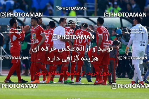 1019112, Tehran, Iran, لیگ برتر فوتبال ایران، Persian Gulf Cup، Week 25، Second Leg، Esteghlal 1 v 0 Persepolis on 2018/03/01 at Azadi Stadium