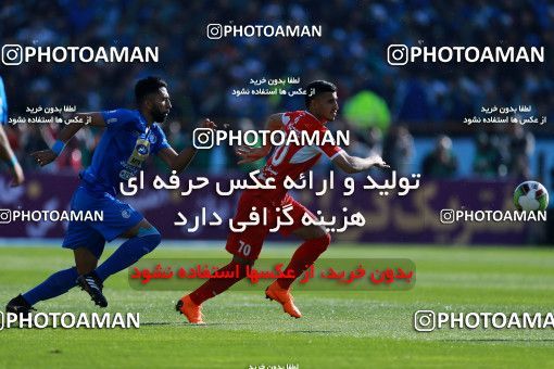 1018911, Tehran, Iran, لیگ برتر فوتبال ایران، Persian Gulf Cup، Week 25، Second Leg، Esteghlal 1 v 0 Persepolis on 2018/03/01 at Azadi Stadium