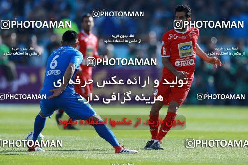 1018838, Tehran, Iran, لیگ برتر فوتبال ایران، Persian Gulf Cup، Week 25، Second Leg، Esteghlal 1 v 0 Persepolis on 2018/03/01 at Azadi Stadium
