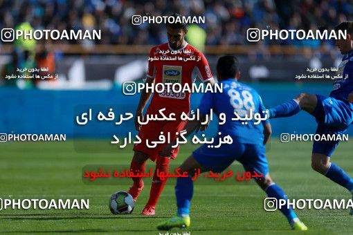 1018731, Tehran, Iran, لیگ برتر فوتبال ایران، Persian Gulf Cup، Week 25، Second Leg، Esteghlal 1 v 0 Persepolis on 2018/03/01 at Azadi Stadium