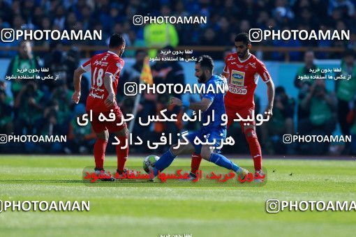 1018510, Tehran, Iran, لیگ برتر فوتبال ایران، Persian Gulf Cup، Week 25، Second Leg، Esteghlal 1 v 0 Persepolis on 2018/03/01 at Azadi Stadium