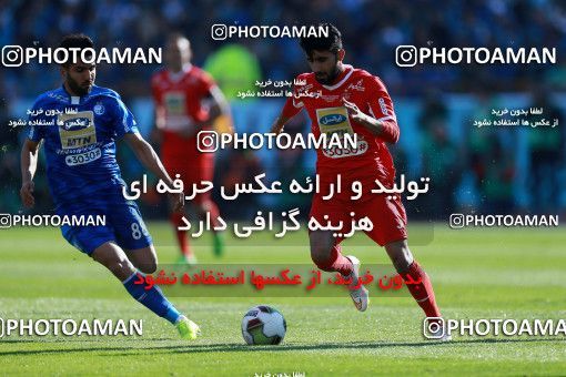 1018796, Tehran, Iran, لیگ برتر فوتبال ایران، Persian Gulf Cup، Week 25، Second Leg، Esteghlal 1 v 0 Persepolis on 2018/03/01 at Azadi Stadium