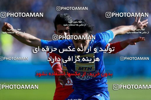 1018582, Tehran, Iran, لیگ برتر فوتبال ایران، Persian Gulf Cup، Week 25، Second Leg، Esteghlal 1 v 0 Persepolis on 2018/03/01 at Azadi Stadium
