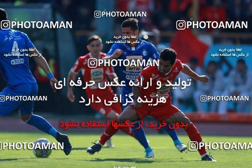 1019054, Tehran, Iran, لیگ برتر فوتبال ایران، Persian Gulf Cup، Week 25، Second Leg، Esteghlal 1 v 0 Persepolis on 2018/03/01 at Azadi Stadium