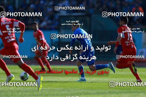 1018317, Tehran, Iran, لیگ برتر فوتبال ایران، Persian Gulf Cup، Week 25، Second Leg، Esteghlal 1 v 0 Persepolis on 2018/03/01 at Azadi Stadium