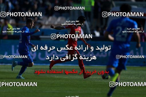 1019063, Tehran, Iran, لیگ برتر فوتبال ایران، Persian Gulf Cup، Week 25، Second Leg، Esteghlal 1 v 0 Persepolis on 2018/03/01 at Azadi Stadium