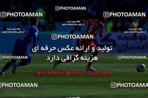 1018757, Tehran, Iran, لیگ برتر فوتبال ایران، Persian Gulf Cup، Week 25، Second Leg، Esteghlal 1 v 0 Persepolis on 2018/03/01 at Azadi Stadium