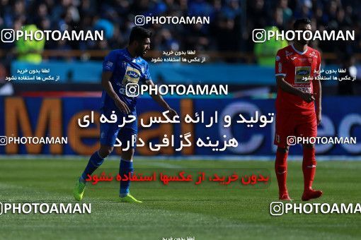 1019020, Tehran, Iran, لیگ برتر فوتبال ایران، Persian Gulf Cup، Week 25، Second Leg، Esteghlal 1 v 0 Persepolis on 2018/03/01 at Azadi Stadium