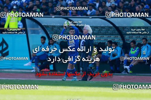 1018843, Tehran, Iran, لیگ برتر فوتبال ایران، Persian Gulf Cup، Week 25، Second Leg، Esteghlal 1 v 0 Persepolis on 2018/03/01 at Azadi Stadium