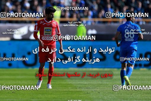1018621, Tehran, Iran, لیگ برتر فوتبال ایران، Persian Gulf Cup، Week 25، Second Leg، Esteghlal 1 v 0 Persepolis on 2018/03/01 at Azadi Stadium