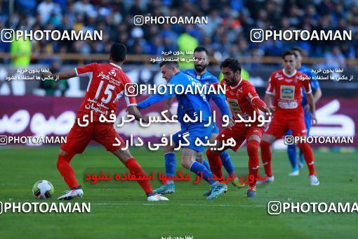 1019025, Tehran, Iran, لیگ برتر فوتبال ایران، Persian Gulf Cup، Week 25، Second Leg، Esteghlal 1 v 0 Persepolis on 2018/03/01 at Azadi Stadium