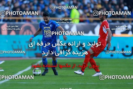 1018593, Tehran, Iran, لیگ برتر فوتبال ایران، Persian Gulf Cup، Week 25، Second Leg، Esteghlal 1 v 0 Persepolis on 2018/03/01 at Azadi Stadium
