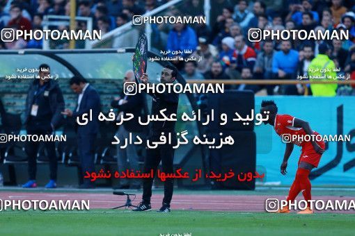 1019095, Tehran, Iran, لیگ برتر فوتبال ایران، Persian Gulf Cup، Week 25، Second Leg، Esteghlal 1 v 0 Persepolis on 2018/03/01 at Azadi Stadium