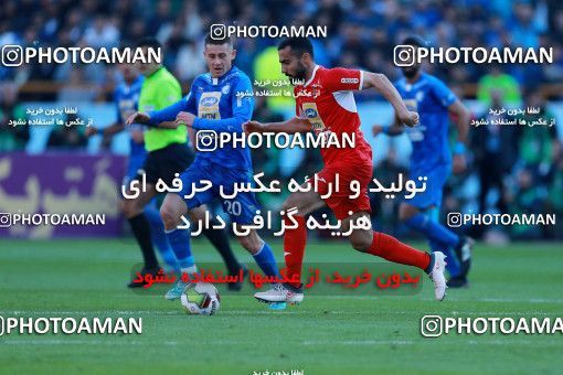 1018972, Tehran, Iran, لیگ برتر فوتبال ایران، Persian Gulf Cup، Week 25، Second Leg، Esteghlal 1 v 0 Persepolis on 2018/03/01 at Azadi Stadium