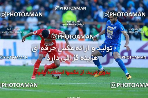 1018967, Tehran, Iran, لیگ برتر فوتبال ایران، Persian Gulf Cup، Week 25، Second Leg، Esteghlal 1 v 0 Persepolis on 2018/03/01 at Azadi Stadium