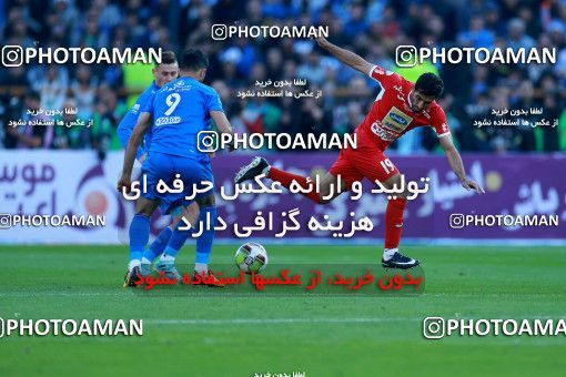 1019058, Tehran, Iran, لیگ برتر فوتبال ایران، Persian Gulf Cup، Week 25، Second Leg، Esteghlal 1 v 0 Persepolis on 2018/03/01 at Azadi Stadium