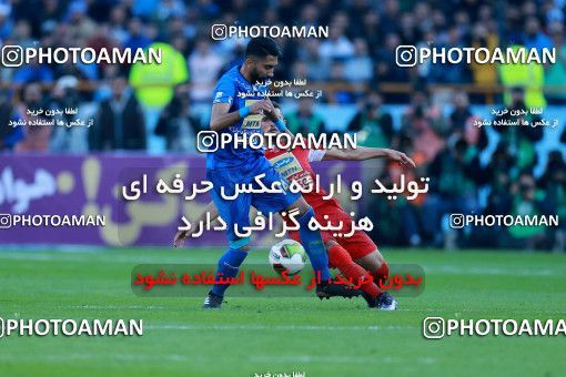 1019093, Tehran, Iran, لیگ برتر فوتبال ایران، Persian Gulf Cup، Week 25، Second Leg، Esteghlal 1 v 0 Persepolis on 2018/03/01 at Azadi Stadium