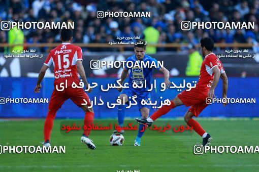1018350, Tehran, Iran, لیگ برتر فوتبال ایران، Persian Gulf Cup، Week 25، Second Leg، Esteghlal 1 v 0 Persepolis on 2018/03/01 at Azadi Stadium