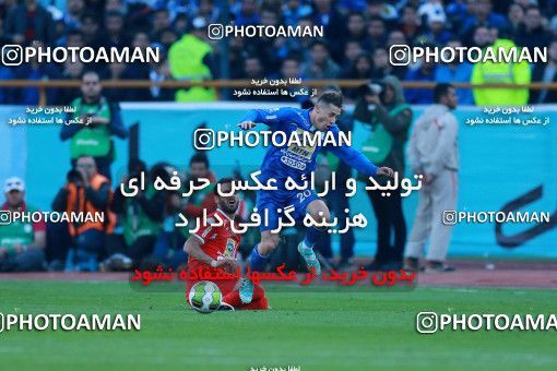 1018410, Tehran, Iran, لیگ برتر فوتبال ایران، Persian Gulf Cup، Week 25، Second Leg، Esteghlal 1 v 0 Persepolis on 2018/03/01 at Azadi Stadium