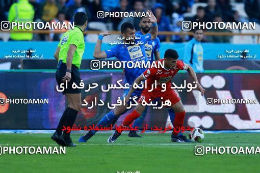 1018915, Tehran, Iran, لیگ برتر فوتبال ایران، Persian Gulf Cup، Week 25، Second Leg، Esteghlal 1 v 0 Persepolis on 2018/03/01 at Azadi Stadium