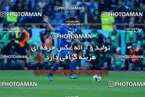 1018751, Tehran, Iran, لیگ برتر فوتبال ایران، Persian Gulf Cup، Week 25، Second Leg، Esteghlal 1 v 0 Persepolis on 2018/03/01 at Azadi Stadium