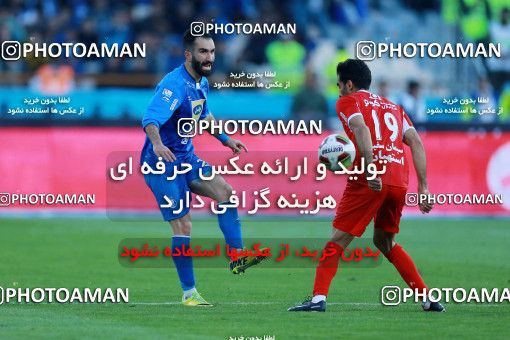 1018712, Tehran, Iran, لیگ برتر فوتبال ایران، Persian Gulf Cup، Week 25، Second Leg، Esteghlal 1 v 0 Persepolis on 2018/03/01 at Azadi Stadium