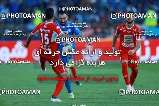 1018424, Tehran, Iran, لیگ برتر فوتبال ایران، Persian Gulf Cup، Week 25، Second Leg، Esteghlal 1 v 0 Persepolis on 2018/03/01 at Azadi Stadium