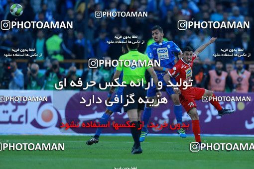1018969, Tehran, Iran, لیگ برتر فوتبال ایران، Persian Gulf Cup، Week 25، Second Leg، Esteghlal 1 v 0 Persepolis on 2018/03/01 at Azadi Stadium