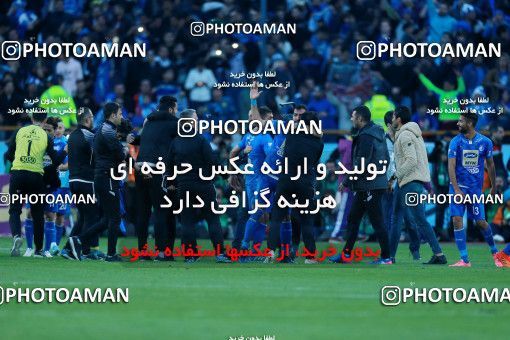 1019089, Tehran, Iran, لیگ برتر فوتبال ایران، Persian Gulf Cup، Week 25، Second Leg، Esteghlal 1 v 0 Persepolis on 2018/03/01 at Azadi Stadium