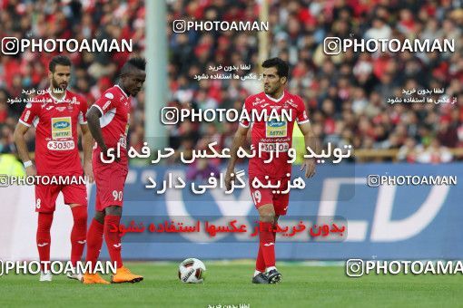 1140981, Tehran, Iran, لیگ برتر فوتبال ایران، Persian Gulf Cup، Week 25، Second Leg، Esteghlal 1 v 0 Persepolis on 2018/03/01 at Azadi Stadium