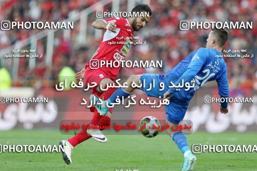 1140638, Tehran, Iran, لیگ برتر فوتبال ایران، Persian Gulf Cup، Week 25، Second Leg، Esteghlal 1 v 0 Persepolis on 2018/03/01 at Azadi Stadium