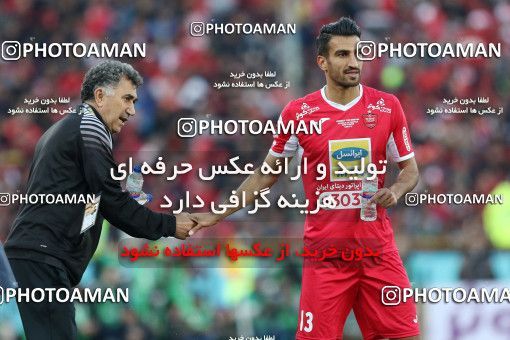 1140924, Tehran, Iran, لیگ برتر فوتبال ایران، Persian Gulf Cup، Week 25، Second Leg، Esteghlal 1 v 0 Persepolis on 2018/03/01 at Azadi Stadium