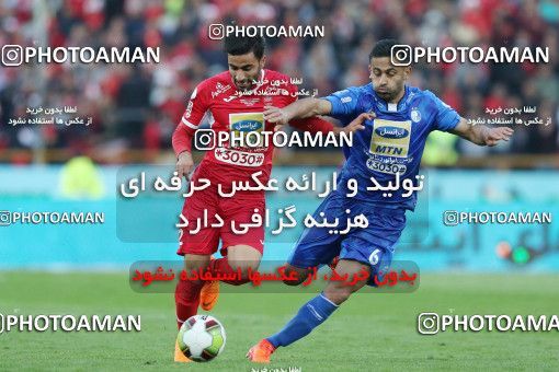 1140697, Tehran, Iran, لیگ برتر فوتبال ایران، Persian Gulf Cup، Week 25، Second Leg، Esteghlal 1 v 0 Persepolis on 2018/03/01 at Azadi Stadium