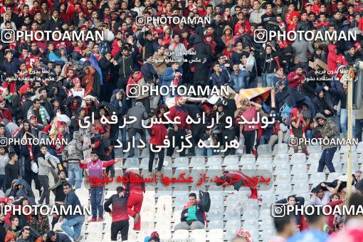 1141154, Tehran, Iran, لیگ برتر فوتبال ایران، Persian Gulf Cup، Week 25، Second Leg، Esteghlal 1 v 0 Persepolis on 2018/03/01 at Azadi Stadium