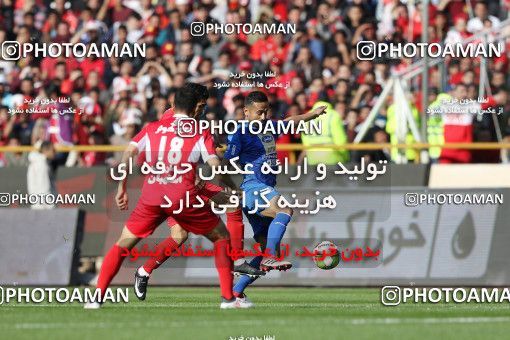 1140607, Tehran, Iran, لیگ برتر فوتبال ایران، Persian Gulf Cup، Week 25، Second Leg، Esteghlal 1 v 0 Persepolis on 2018/03/01 at Azadi Stadium