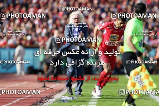 1140608, Tehran, Iran, لیگ برتر فوتبال ایران، Persian Gulf Cup، Week 25، Second Leg، Esteghlal 1 v 0 Persepolis on 2018/03/01 at Azadi Stadium