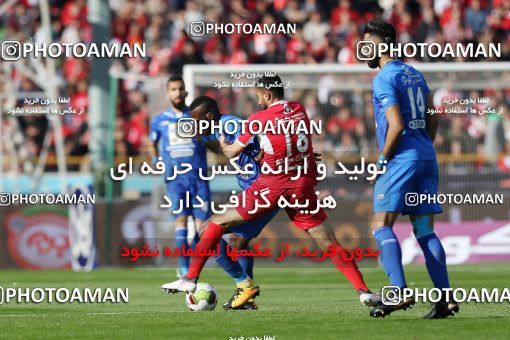 1140980, Tehran, Iran, لیگ برتر فوتبال ایران، Persian Gulf Cup، Week 25، Second Leg، Esteghlal 1 v 0 Persepolis on 2018/03/01 at Azadi Stadium